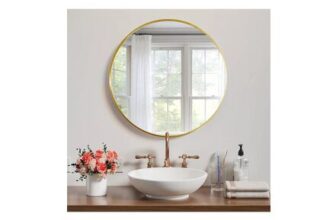 70cm Nordic round Framed Wall Hanging Mirror