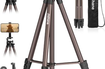 71 Camera Tripod, Lightweight Aluminum Phone Tripod with Wireless Remote, Phone Holder & Carry Bag,Portable Travel Camera Stand for Smartphones iPhone Sumsung Canon Nikon, Max Load 6.6 lb (Rose gold)