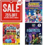 75% Off All Annuals / Diaries / Calendars – Disney / Match Attax / Fortnite / Pokémon & More