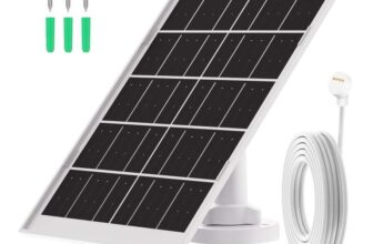 7W Solar Panel for Google Nest Cam with 4m Fast Charging Cable