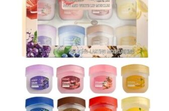 8-Piece Lip Balm Set, Natural Moisturizing Repair
