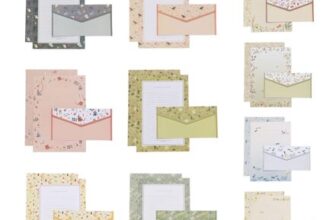 90-Piece Floral Stationery Set: 60 Sheets, 30 Envelopes