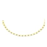 9ct Yellow Gold Solid Starburst Link Bracelet