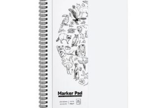 A4 Marker Paper Pad 200gsm, Bleedproof, Double-Sided, 30 Sheets