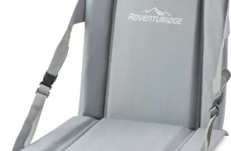 ADVENTURIDGE Fold Flat Hiking Chair – Grey / Black