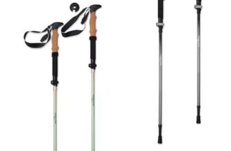 ADVENTURIDGE Foldable Walking Poles