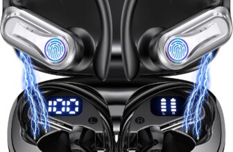 AI Translation Earbuds Real Time, 3-in-1 Bluetooth 5.4 Translator Earbuds with 7 Translation Modes/164 Real Time Languages, 40H AI Headphones Translating Device for Business/Learning/Travel, Black