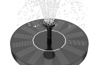 AISITIN Solar Water Fountain, Solar Powered Water Fountain with Multiple Nozzles, Floating Solar Pond Pump,Solar Water Feature for Bird Bath, Garden, Pond, Pool and Fish Tank