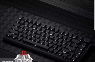AJAZZ AK820 Wired Mechanical Keyboard With Rotary Volume Buttons Hot-Swappable Keys with code – AJAZZ Flagship Store