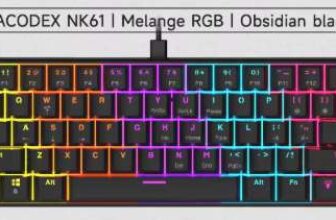 AJAZZ NK61 Wired Gaming Mechanical Keyboard 60% RGB (Welcome Deal) Ajazz Official Store