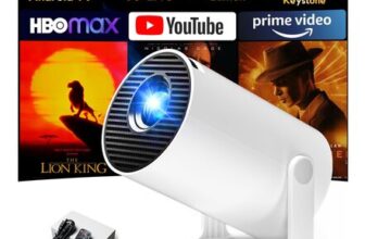 AKIYO O2 Projector 2026 Upgraded 18000 Lumen with WiFi6 and Bluetooth 5.4,