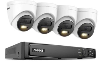 ANNKE 12MP Colorvu CCTV System POE IP Camera 4pcs 8CH H.265 NVR Audio In Security – With Code – Sold by easeanke0607 (UK Mainland)