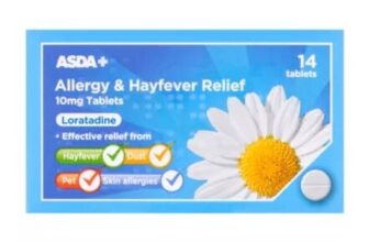 ASDA Allergy & Hayfever Relief Loratadine 10mg, 14 Tablets