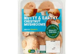 ASDA Nutty & Earthy Chestnut Mushrooms 250g
