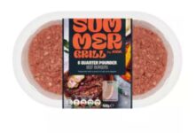 ASDA Summer Grill by ASDA 8 Quarter Pounder Beef Burgers 908g