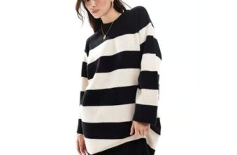 ASOS DESIGN Crew Neck Mini Dress