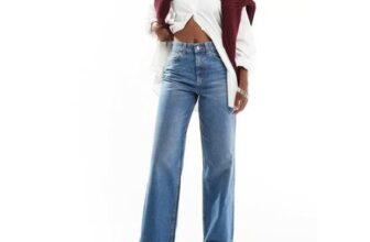 ASOS DESIGN Wide Leg Dad Jeans