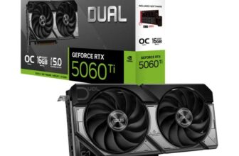 ASUS GeForce RTX 5060 Ti Dual 16GB OC Graphics Card w/ code