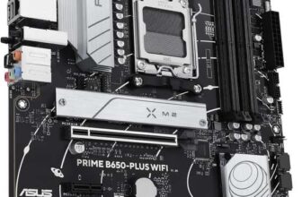 ASUS PRIME B650-PLUS Wi-Fi AMD Ryzen AM5 DDR5 ATX Motherboard – 90MB1KP0-M0EAY0