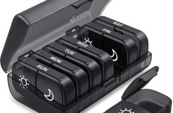 AUVON Pill Box Organiser, XL Weekly Pill Box 7 Day 2 Times a Day – Sold by AUVON / FBA
