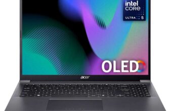 Acer Aspire 16 A16-71M – Intel Core Ultra 5 125H, 16GB DDR5 RAM, 512GB SSD, 16 WUXGA OLED 120HZ Screen, Windows 11 Laptop