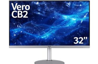 Acer Vero CB322QUE 32 IPS Quad HD 100Hz 1ms Height Adjustable Monitor with speakers