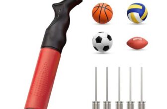 Active 100 Ball Pump with 5 Needles, Compact & Lightweight