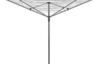 Addis 50m 4 Arm Rotary Airer 20 Pegs Cover