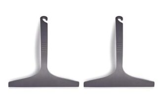 Addis Glass Shower Squeegee, Metallic, 20 Cm, 2-Pack