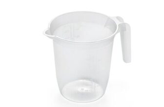 Addis Plastic 1 Litre Measuring Jug with Handle, Clear
