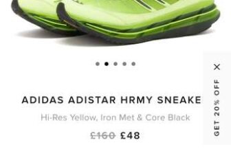 Adidas Adistar HRMY Sneaker – Sizes 4 – 9.5