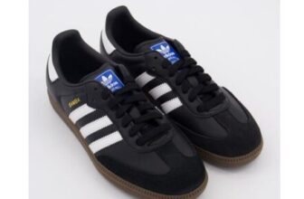 Adidas Black Samba Style Trainers