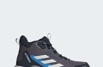 Adidas Terrex Mens Anylander Rain Ready Hiking Boots – Blue – Free C&C