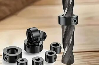 Adjustable Drill Depth Stop Collar Set – 8-Piece Precision Guide Rings – Discount at Checkout. Sold and Shipped by Haul Global