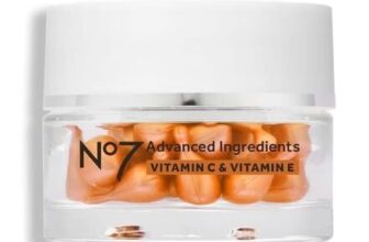 Advanced Ingredients Vitamin C & Vitamin E Facial Capsules 30pk