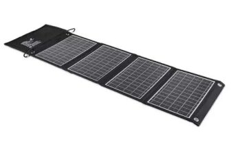 Adventuridge 40W Portable Solar Charger – 3 USB Ports – Water & Dust Resistant
