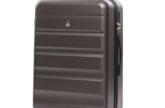 Aerolite 24-Inch Medium 67L Check-In Suitcase with 4 Spinner Wheels