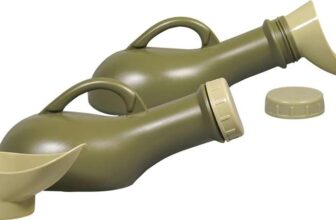 Aidapt Unisex Urinal Bottle with Screw Top Lid, Pack of 2, Travel Leakproof Potty,1000ML