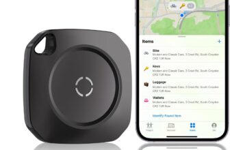 Air Tracker Tag Item Finder Compatible with Apple Find My APP (iOS Only), Luggage Tags with Sticky Adhesive, 100dB Alarm Volume, Smart Tag for Bags, Anti-Lost Tag Finder for Travel, Electronics