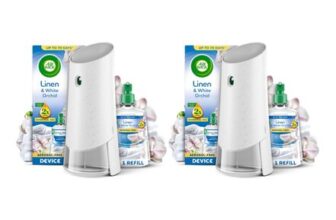 Air Wick Linen & White Orchid Automatic Spray Kit (2)