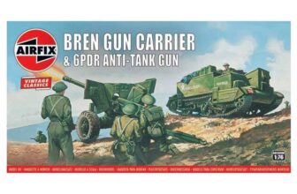 Airfix Vintage Classics Set – A01309V Bren Gun Carrier & 6PDR Anti-Tank Gun 1:76