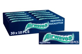 Airwaves Chewing Gum, 30 Packs of 10 Pieces (S&S £10.80 – £10.20)