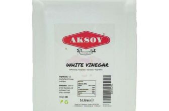 Aksoy Distilled White Spirit Vinegar 5L Ideal for Cleaning, Pickling, Marinating, Cooking & Natural Weed Contro