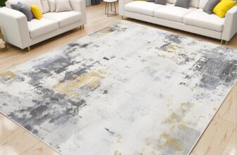 Alishomtll Living Room Area Rugs 60x110cm Anti-Slip Soft White Faux Wool Modern Rugs for Bedroom Washable Large Easy Clean Carpets Durable Floor Carpets Runner for Kids Room Hotel Home Grey