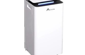 Alivio 10L Dehumidifier with Low Energy Portable & Washable Dust Filter