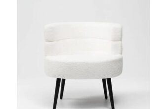Alivio Sherpa White Sofa Chair