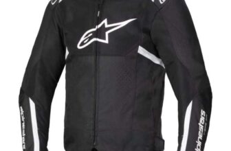 Alpinestars T-SPS Air V2 Jacket Black White (S, M, L, 2XL, 3XL) – sold by megamotorcyclestore