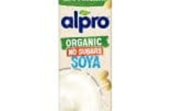 Alpro Organic Soya Long Life No Sugar Dairy Free Milk Alternative1litre