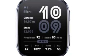 Amazfit Bip 6 Amoled Smartwatch Black 1.97 Inch W/Code