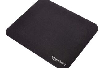 Amazon Basics Gaming Mouse Pad, Black, 320 X 269 Mm
